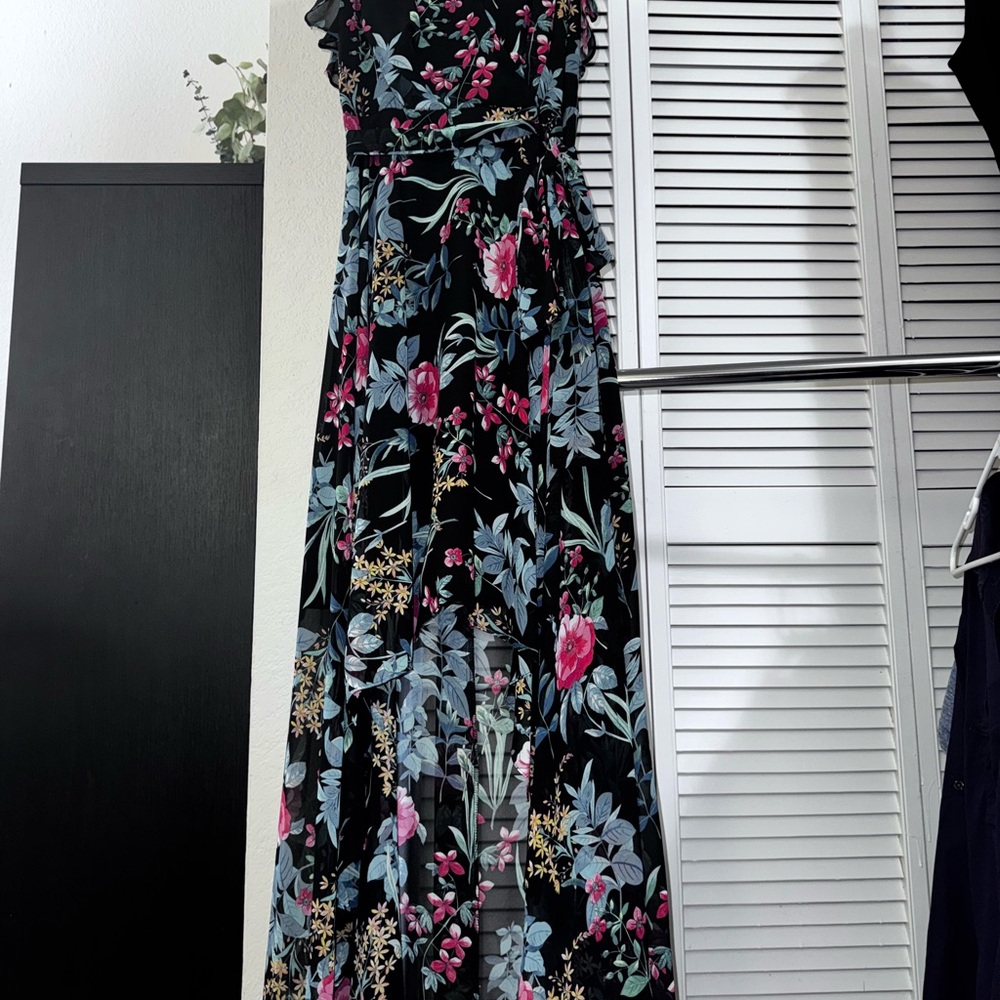 Tommy Hilfiger Black Floral Maxi Dress